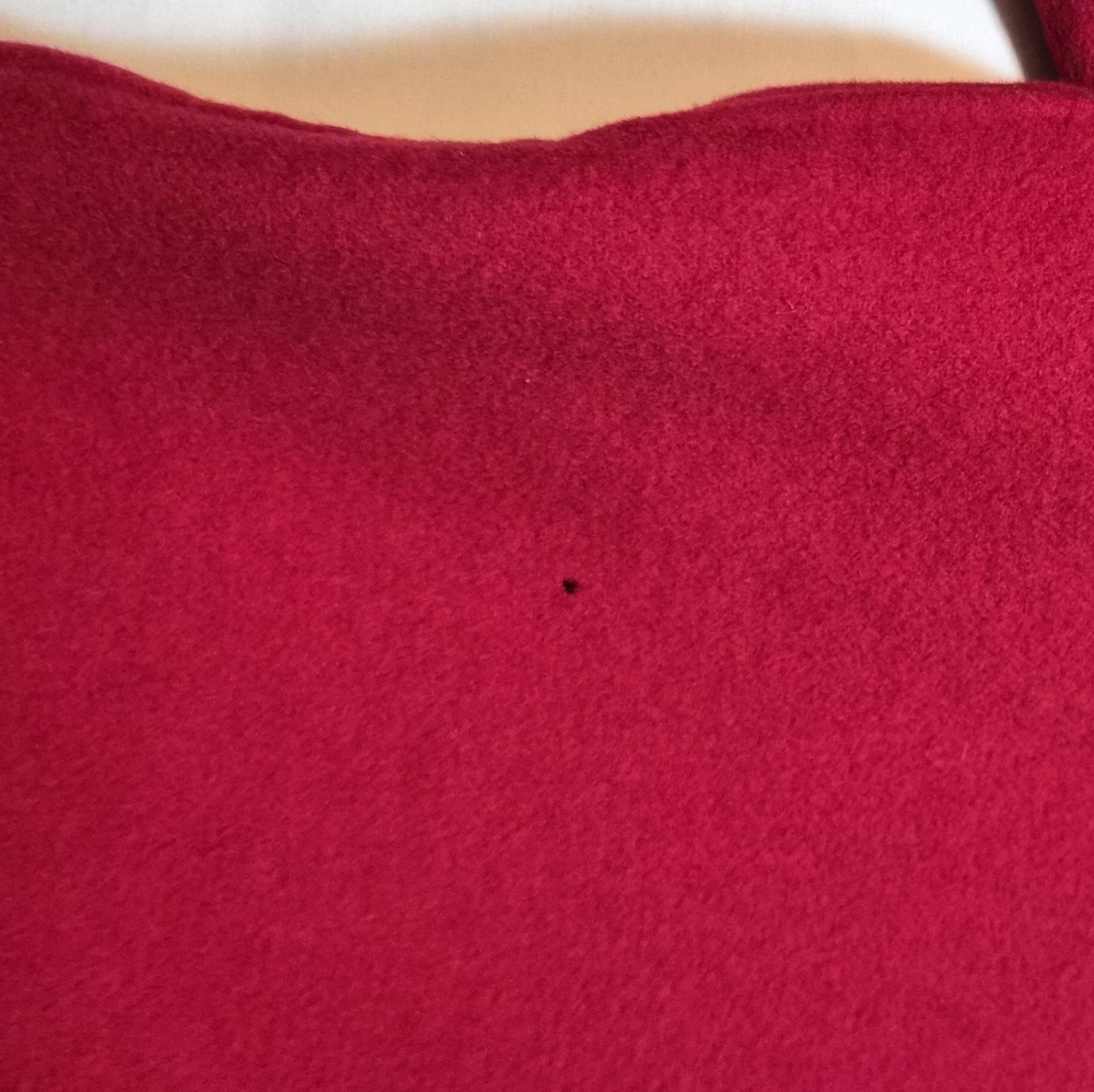 Carole Little Petite 100% Pure Wool Minimalist Jacket - Magenta - Picture 10 of 10
